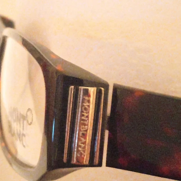 MONTBLANC MB106 303 Unisex Shinny Brown Tortoise Authentic Eyeglasses Frames - Picture 6 of 11